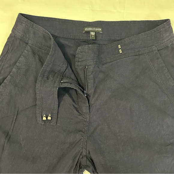 Eileen Fisher Women's Navy Trousers - Picture 8 of 13